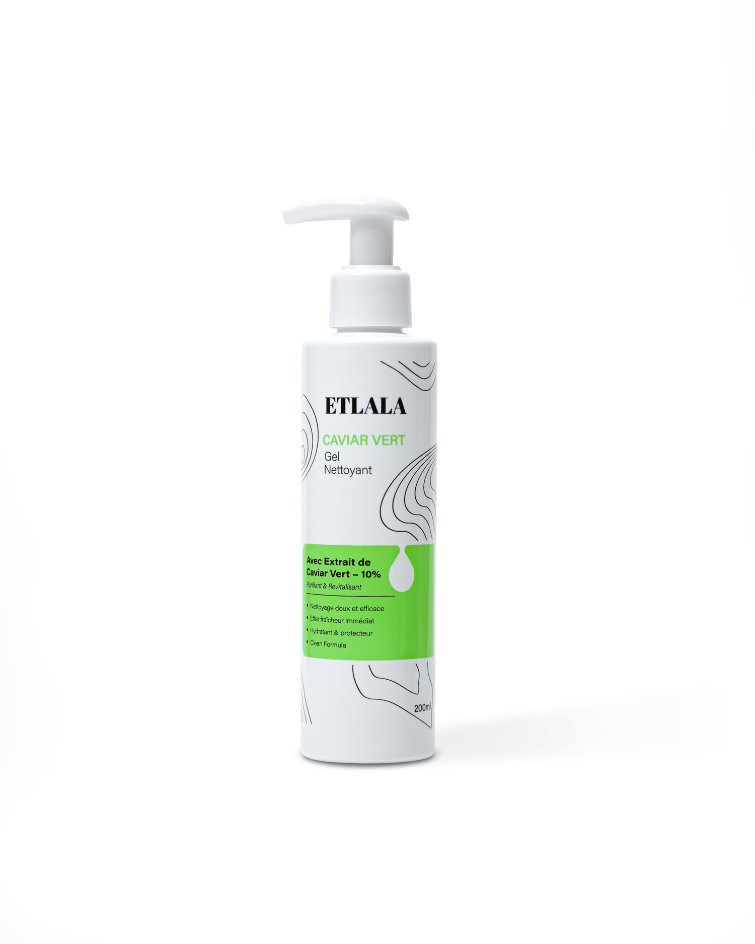 Gel Nettoyant Visage au Caviar Vert 200 ml